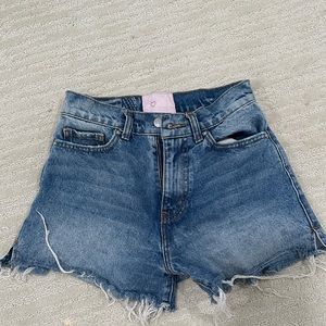 REVICE high waisted denim shorts